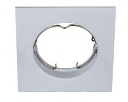 Foco fijo cuadrado 75x75mm empotrar Blanco, para Lámpara GU10/MR16